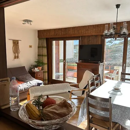 Daire Avec Vue Imprenable La Tzoumaz